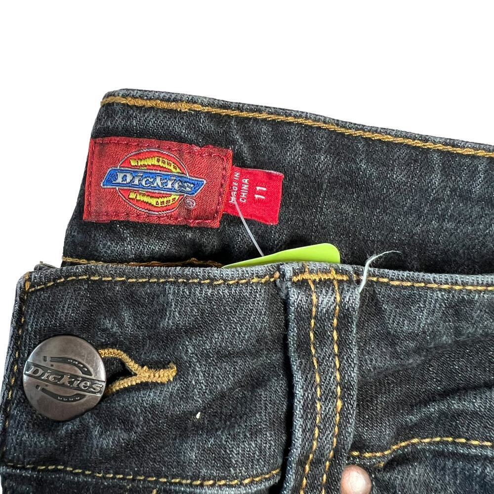 Vintage Dickies Black Denim Jeans Size 11 - Picture 3 of 5